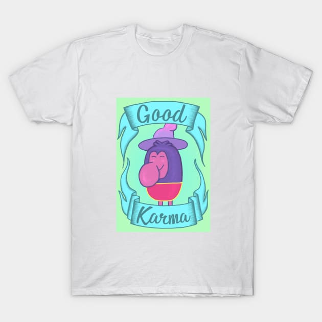 The Midnight Gospel Good Karma T-Shirt by cgouge.art